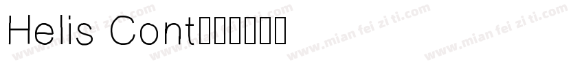 Helis Cont字体转换